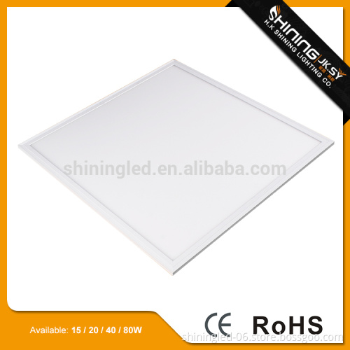 Rectangle suspension white frame 300*600mm led panel light 20W